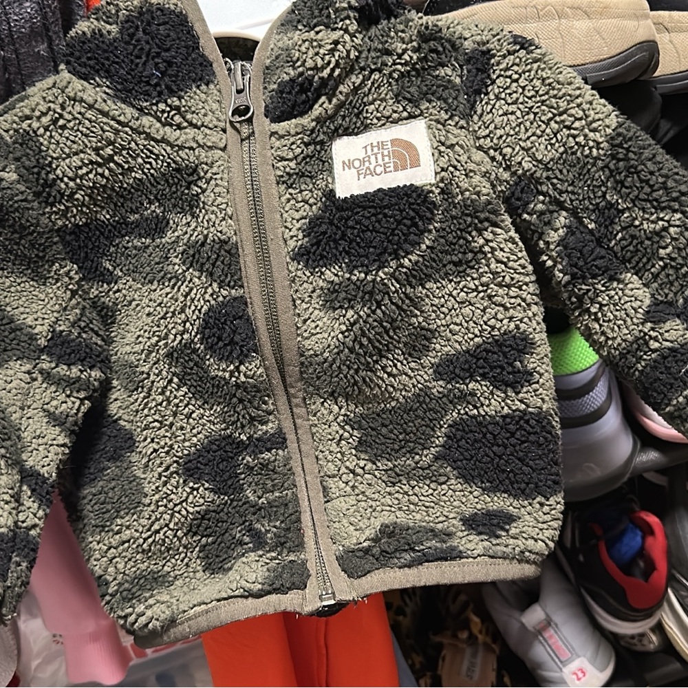 The North Face Camouflage Sherpa Jacket